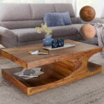 Finebuy Couchtisch Massiv Holz 120 Cm Breit Wohnzimmer Tisch Pertaining To Designer Tisch Wohnzimmer