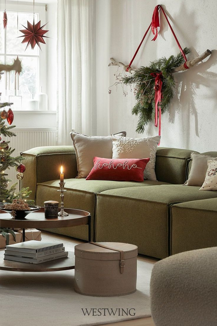 Weihnachtsdeko Ideen Für Das Wohnzimmer | Westwing | Wohnzimmer throughout Wohnzimmer Weihnachtlich Dekorieren